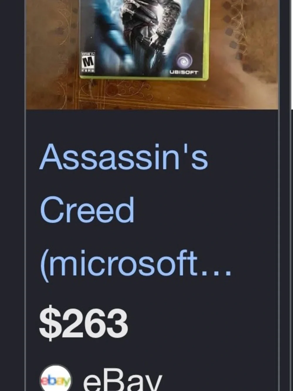 AUTHENTIC Assassin's Creed for Xbox 360 by - U ISOFT LIKE NEW